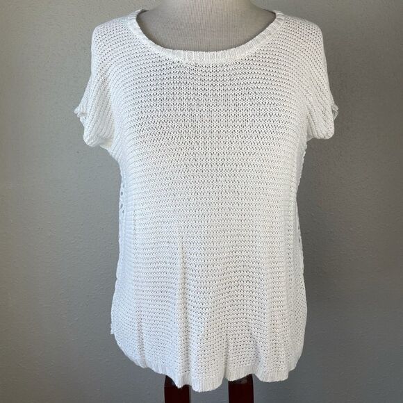 NWT Lucky Brand Sleeveless Loose Knit Sweater Top - Picture 1 of 11